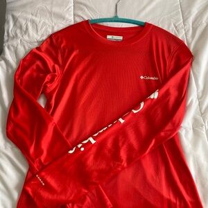 Red Columbia Long Sleeve